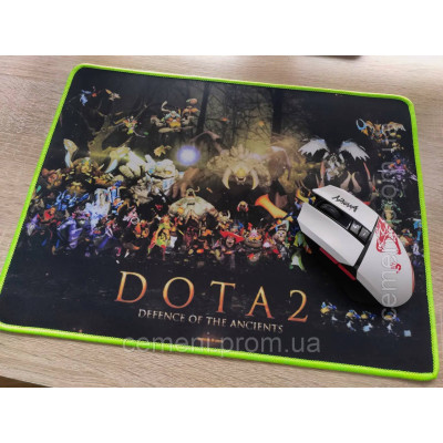 Коврик для мыши Dota 2 40×30×0.25 см — игровой коврик с тканевым покрытием и резиновой основой Коврик для мыши Dota 2 40×30×0.25 см — игровой коврик с тканевым покрытием и резиновой основой
