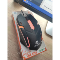 Проводная мышь JEQANG JM-318 — эргономичная компьютерная мышка, черная