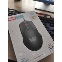 Проводная мышь XO-M1 — оптическая, с подсветкой логотипа (новая, примята упаковка) УЦЕНКА