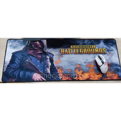 Коврик для мыши большой 80×30 см | Тканевая поверхность, принт PUBG (PlayerUnknown’s Battlegrounds)