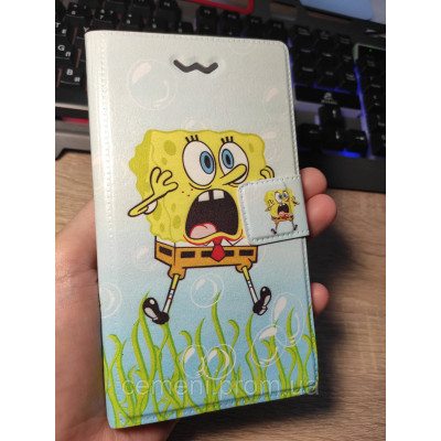 Универсальный чехол-книжка для смартфонов 5.5