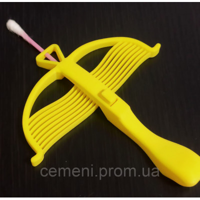 Мини-арбалет «Cotton Shot» | 3D-печать | Шуточная игрушка, стреляет ватными палочками