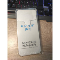 Универсальный прозрачный чехол для смартфонов 6.3–6.5 дюймов, силиконовый, с универсальными отверстиями