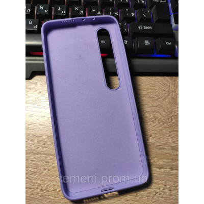 Чехол для Xiaomi Mi 10, матовый с микрофиброй (уценка)