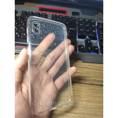 Чехол для Samsung Galaxy A10 / M10 силиконовый защитный, прозрачный