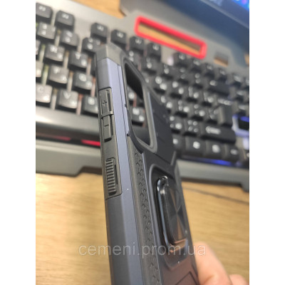 Чехол для Samsung A52 - усилиные борта, кольцо подставка