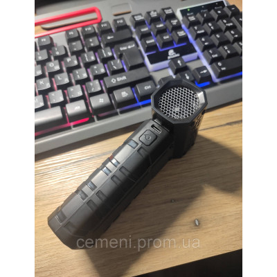 Турбовентилятор HOCO HX67 60W, 80000 об/мин, аккумулятор 3000 мАч, дисплей, турбо режим