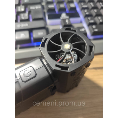 Турбовентилятор HOCO HX67 60W, 80000 об/мин, аккумулятор 3000 мАч, дисплей, турбо режим