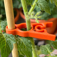 Клипсы для подвязки помидор, растений (3D печать, PETG) — многоразовые держатели для томатов и растений | Сред